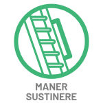 Maner de sustinere pentru scara de pod MSP